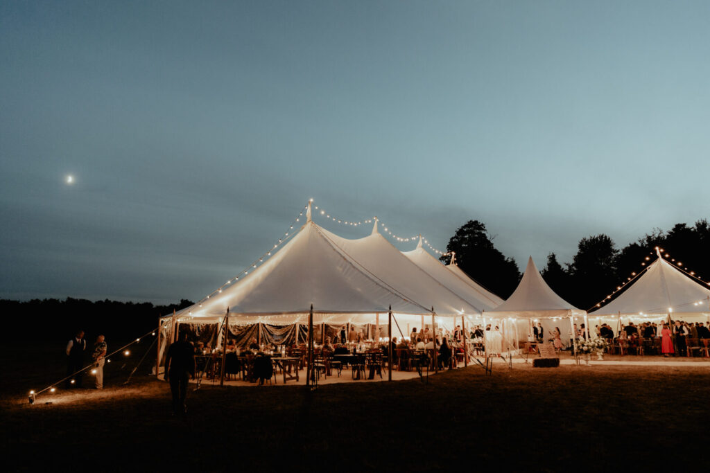 Marquee at night 