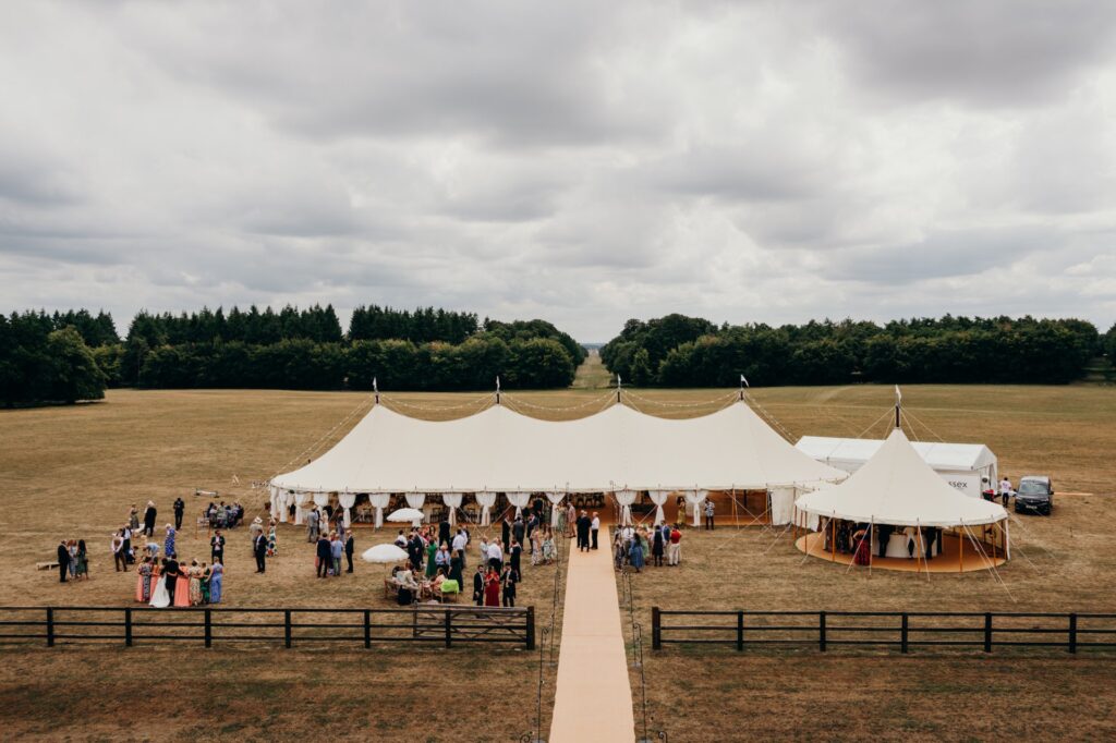 Marquee wedding in the Cotswolds 